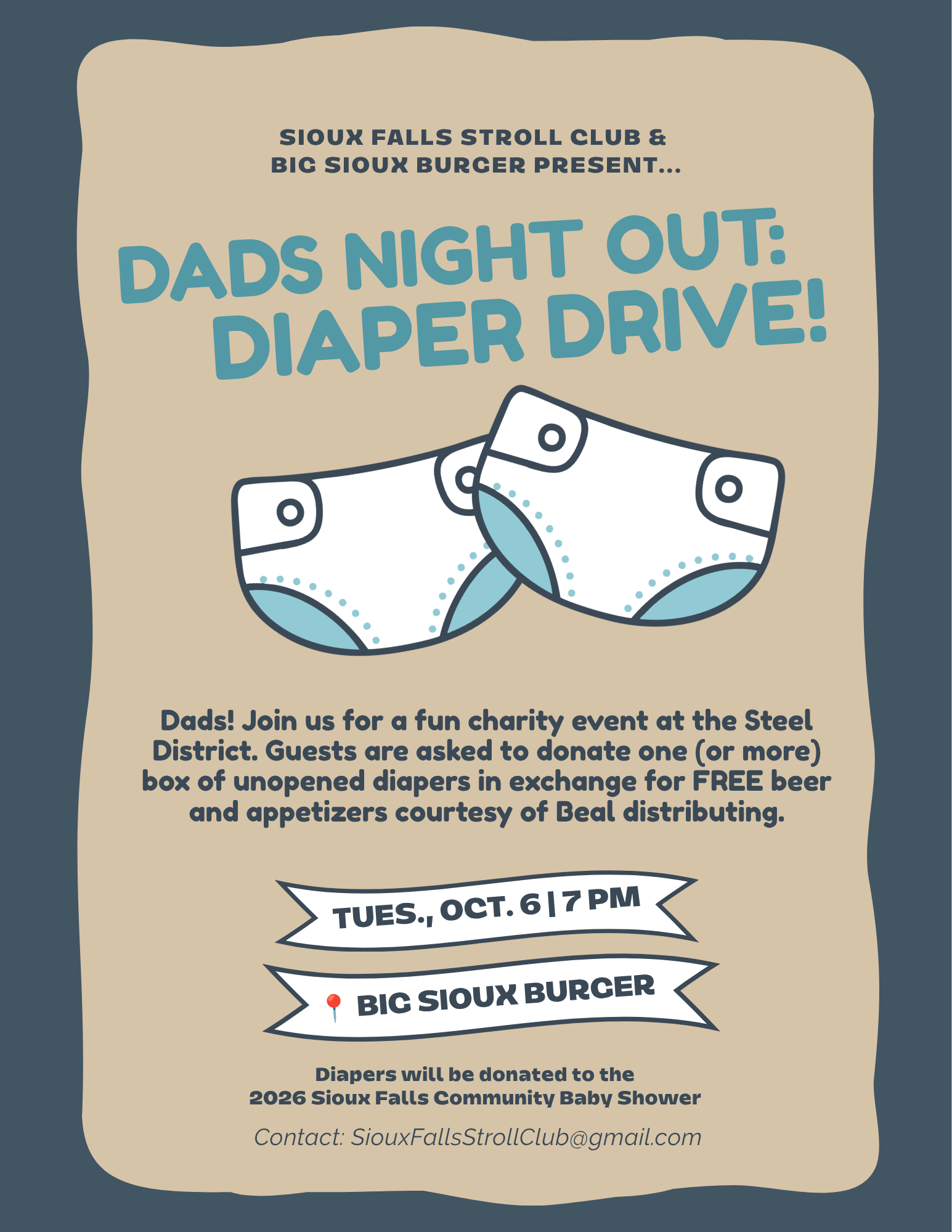 Dads Night Out: Diaper Drive